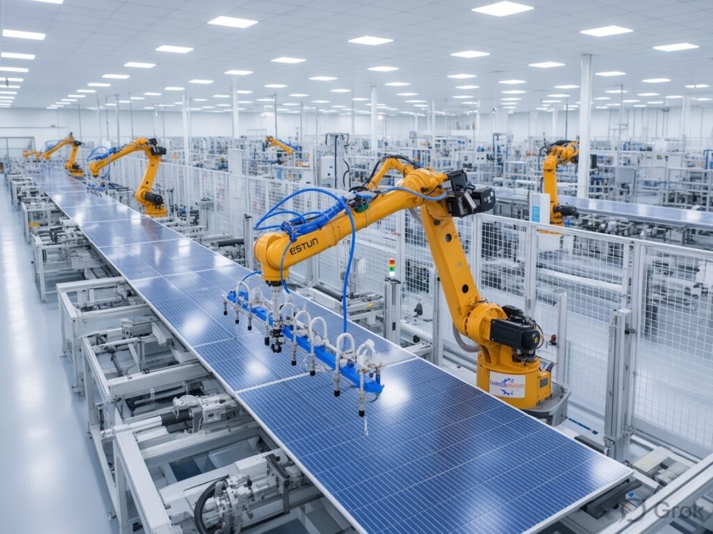 solar panel manufacturers in india